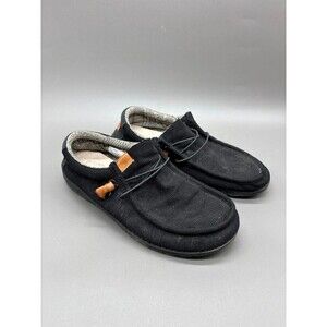 Hey Dude Shoes Men’s 11 Black Wally Corduroy